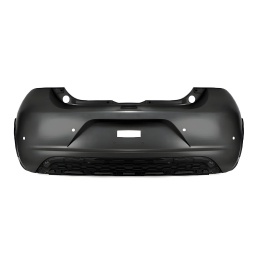 PARAGOLPE TRAS. NEGRO LISO C/AGUJ. SENSOR C/SPOILER
