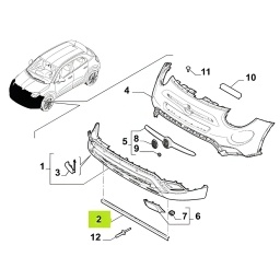 SPOILER PARAGOLPE DELT. -ORIGINAL-