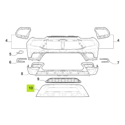 SPOILER PARAGOLPE DELT. -ORIGINAL-
