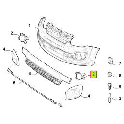 TAPA CAMINERO IZQ. -ORIGINAL-