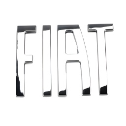 SIGLA "FIAT" CARETA (CROMADA) -ORIGINAL-