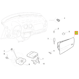 AIRBAG PASAJERO -ORIGINAL-