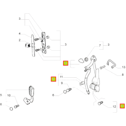 CINTO DE SEGURIDAD PIROTECNICO IZQ. (TRW) -ORIGINAL-