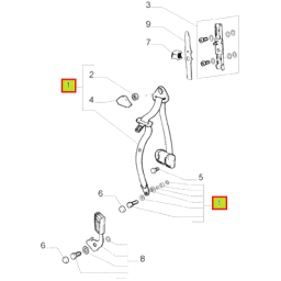 CINTO DE SEGURIDAD PIROTECNICO IZQ. (CHRIS) -ORIGINAL-