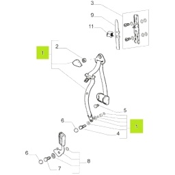 CINTO DE SEGURIDAD PIROTECNICO IZQ. -ORIGINAL-