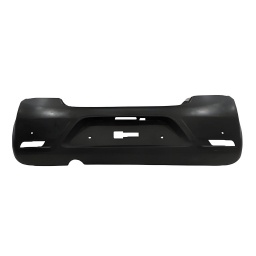 PARAGOLPE TRAS. NEGRO LISO C/AGUJ. SENSOR C/AGUJ. OJO DE GATO