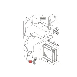 SOPORTE CONDENSADOR IZQ. -ORIGINAL-