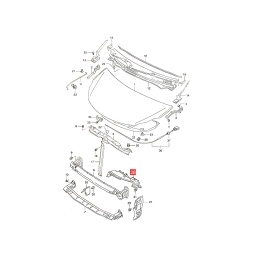 SOPORTE SUPERIOR RADIADOR -ORIGINAL-
