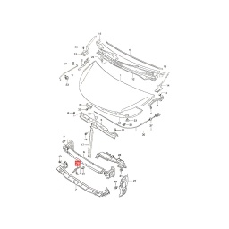 SOPORTE DER. RADIADOR -ORIGINAL-