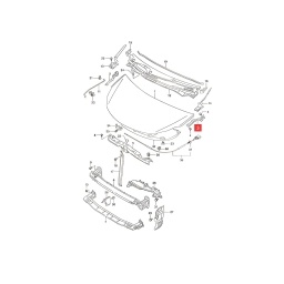 BISAGRA ESPOLON IZQ. -ORIGINAL-