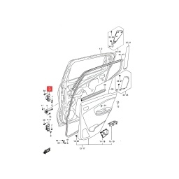 BISAGRA PUERTA TRAS. DER. SUP./INF. -ORIGINAL-