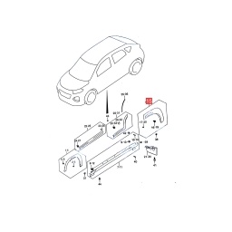 FENDER GUARDABARRO TRAS. DER. -ORIGINAL-