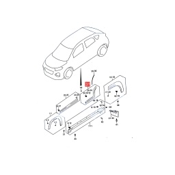 FENDER PUERTA TRAS. IZQ. -ORIGINAL-