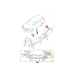 FENDER GUARDABARRO TRAS. IZQ. -ORIGINAL-
