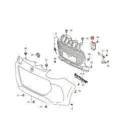 SOPORTE DER. VENTILACION -ORIGINAL-