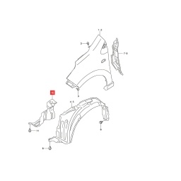 SALVABARRO DELT. INTERIOR IZQ. -ORIGINAL-