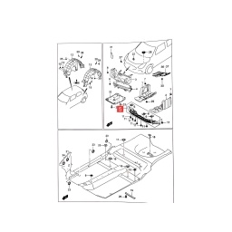 DEFLECTOR CENTRAL PARAGOLPE DELT. -ORIGINAL-