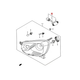 SE�ALERO LATERAL IZQ./DER. AMBAR (LUMAX) -ORIGINAL-