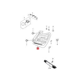FARO TRASERO DER. LED -ORIGINAL-