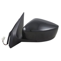 ESPEJO EXT. IZQ. ELECTRICO NEGRO LISO -TYC-