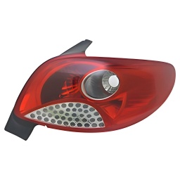 FARO TRASERO DER. MARCHA ATR�S CROMADA (HATCH-BACK) -TYC-