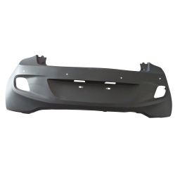 PARAGOLPE TRAS. NEGRO LISO C/AGUJ. SENSOR