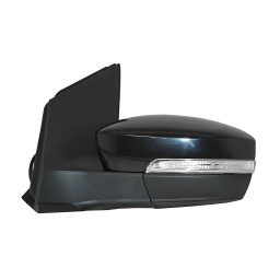 ESPEJO EXT. IZQ. ELECTRICO C/SE�AL NEGRO TEXT 5 PINS -TYC-